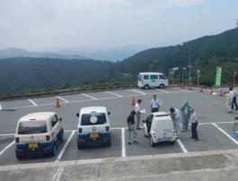 写真：試乗会の様子