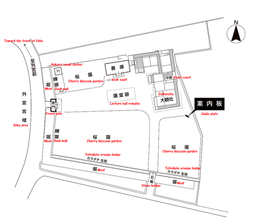 photo:Ground plan for the Former Toyomiyazaki Bunko(Circa1936)