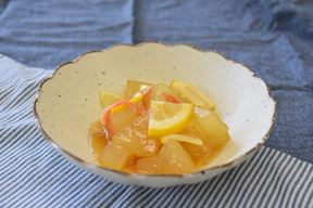 写真：レモン風味の冬瓜のとろとろ煮