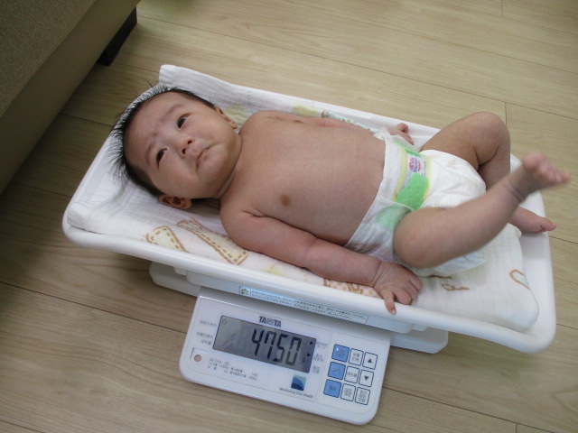 赤ちゃん訪問の写真