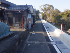 画像:松下排水路完成