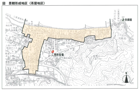 地図：景観形成地区