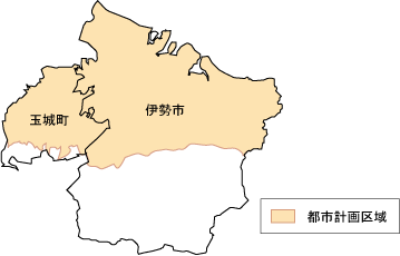 地図：都市計画区域