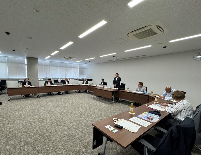 深谷市役所での視察