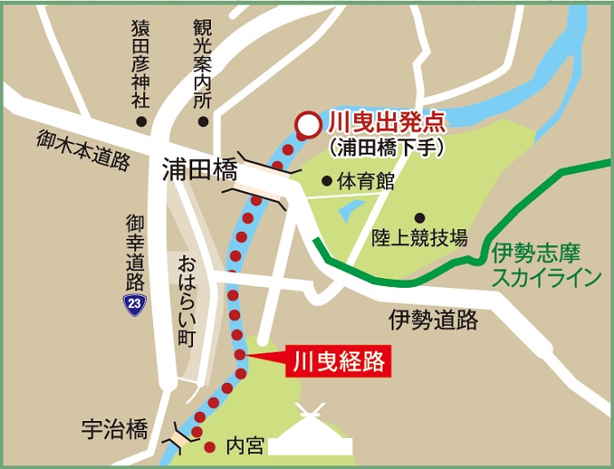 川曳経路