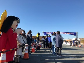 ゴール付近の写真:2