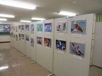 写真:御薗B&G海洋センター展示室の模様