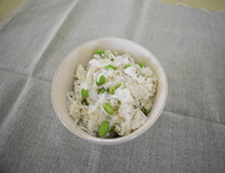 枝豆としらすの混ぜご飯　写真