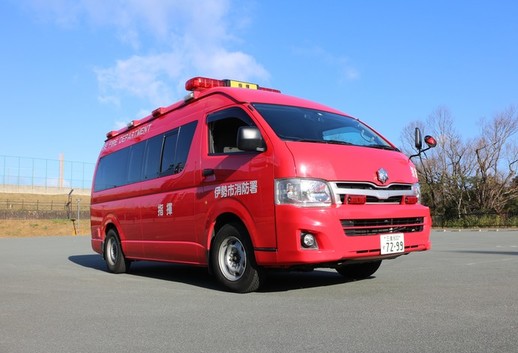 写真：指揮車