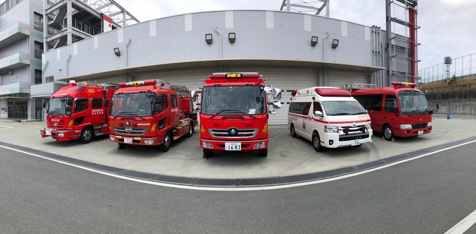 伊勢市消防本部登録車両