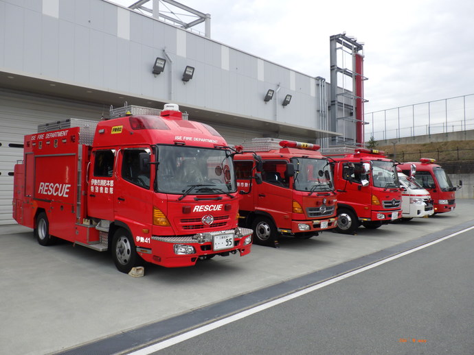 伊勢市消防本部登録車両