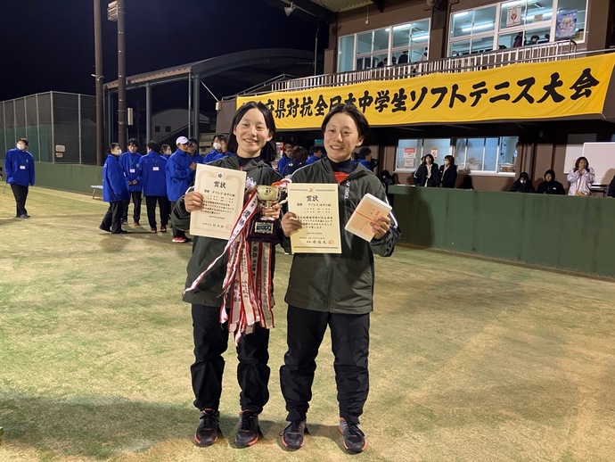 個人戦表彰式の写真