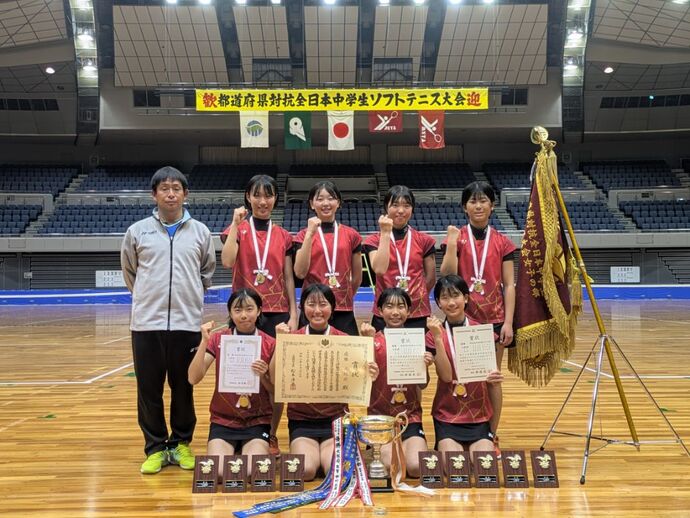 都道府県対抗女子の部　優勝　大阪府