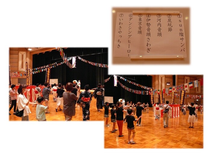 写真：民謡踊り大会の様子