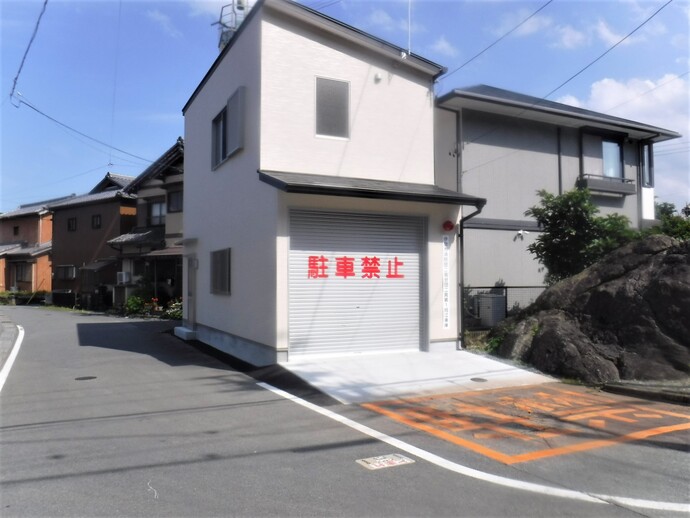 消防団車庫の写真