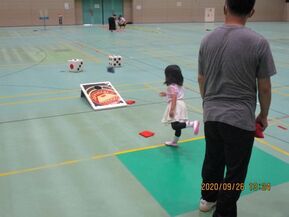 写真:バッゴーを行う様子