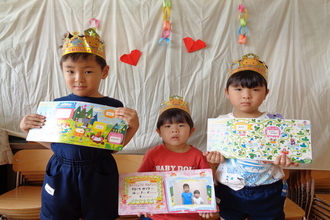 写真:9月生まれのゆり組の男の子
