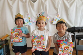 写真:9月生まれのりす組さん
