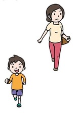 イラスト：大人から離れていく子ども