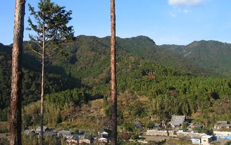 写真：山々が広がる風景