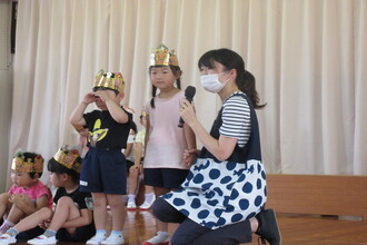 写真：年中組誕生児