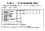 イラスト：署名用電子証明書暗証番号