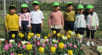 5歳児　みどり組の子どもたちの集合写真