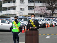 写真：会場での挨拶の様子