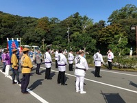 写真：会場での挨拶の様子