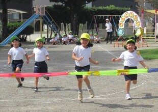 き組さんゴールまでがんばって走っています