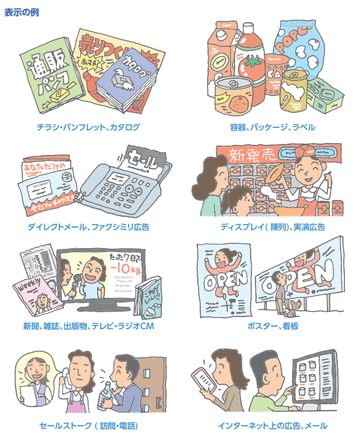 イラスト:表示の例