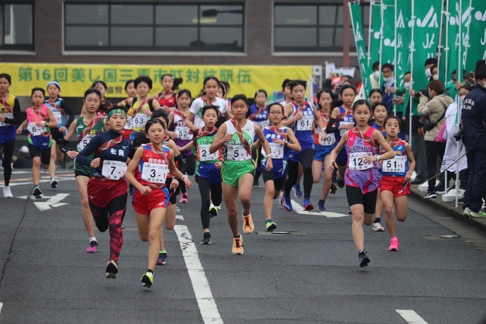 1区選手　田中結羅さんスタートの様子