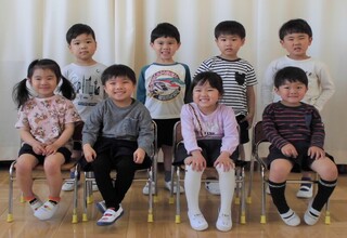 4歳児き組び集合写真