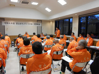 写真：会場での挨拶の様子