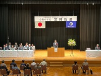 写真：会場での挨拶の様子