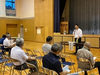 写真：会場での挨拶の様子