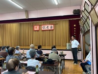 写真：会場での挨拶の様子