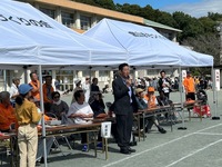 写真：会場での挨拶の様子