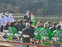写真：会場での挨拶の様子