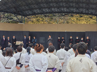 写真：会場での挨拶の様子