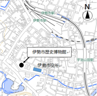 伊勢市歴史博物館地図
