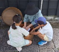 昔の道具の体験写真