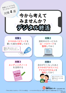 デジタル終活チラシ