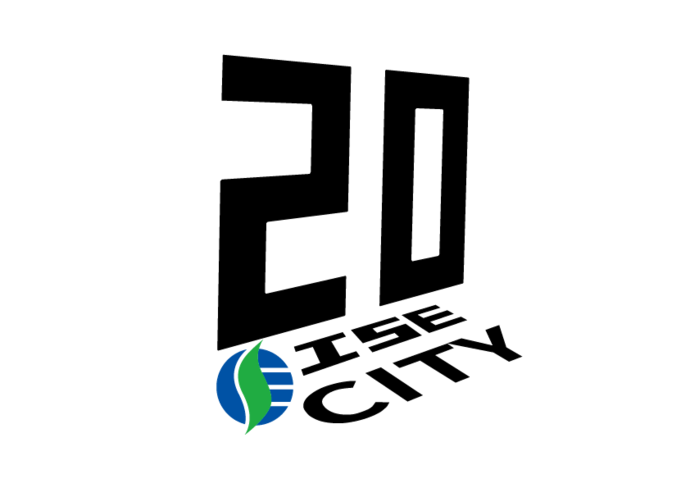 市制20周年記念ロゴ