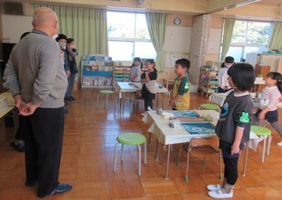まずは、陶芸サークルの方にご挨拶