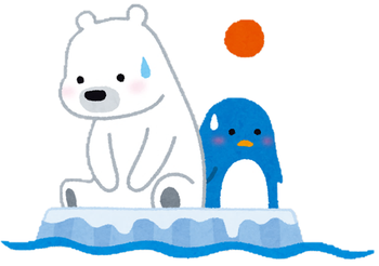 イラスト：地球温暖化