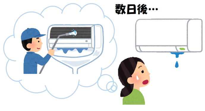 イラスト：エアコンが故障