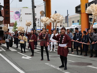 一之木青年部の木遣り披露