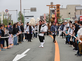御薗町奉曳団の木遣り