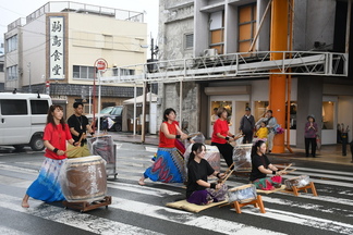 一之木須原太鼓の披露